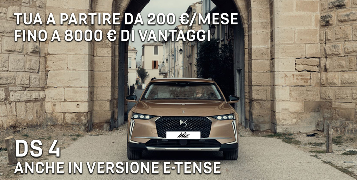 DS 4 con 8000 € di vantaggi | 200 €/ mese
